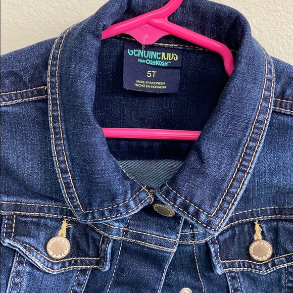 Toddler denim jacket vest 5T - Picture 2 of 3